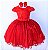 Vestido Vermelho borboleta - Imagem 1