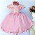 Vestido Rose Cinto Perolas - Imagem 2