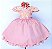 Vestido Rose Cinto Perolas - Imagem 1