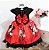 Vestido Minnie Vermelho e Preto - Imagem 2