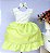 Vestido Verde Com Off - Imagem 1