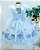 Vestido Azul Floral - Imagem 2
