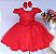Vestido Borboleta Vermelho - Imagem 1