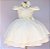 Vestido Creme Borboleta - Imagem 1