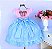 Vestido Rosa / Azul Claro - Imagem 2