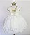 Vestido Creme Borboleta Jeito de Menina - Imagem 2
