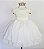 Vestido Creme Borboleta Jeito de Menina - Imagem 1