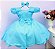 Vestido Azul Florzinhas - Imagem 1