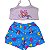 Pijama Infantil Menina Shorts Temático Margarida - Imagem 1