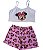 Pijama Infantil Minnie Rosa Luxo - Imagem 1