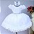 Vestido Branco Peito Renda - Imagem 1