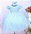 Vestido Azul Borboleta - Imagem 1