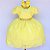 Vestido Amarelo Rendado - Imagem 1