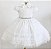Vestido Branco Babado - Imagem 1