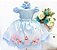 Vestido Azul Baby Shark - Imagem 1