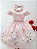 Vestido Floral Rosa Menina Bonita - Imagem 1