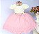 Vestido Creme / Rosê - Imagem 1