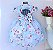 Vestido Floral Azul Tule - Imagem 2