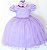 Vestido Infantil Lilas Luxo - Imagem 3