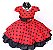 Vestido Infantil Joaninha Poá Luxo - Imagem 1