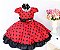 Vestido Infantil Joaninha Poá Luxo - Imagem 2