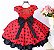 Vestido Infantil Joaninha Poá Luxo - Imagem 3
