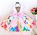 Vestido Infantil Princesas Colorido - Imagem 3