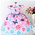 Vestido Infantil Floral Borboletas Jardim Encantado - Imagem 2