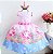 Vestido Infantil Unicórnio Rosa Luxo - Imagem 2