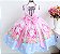 Vestido Infantil Unicórnio Rosa Luxo - Imagem 3