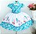 Vestido Infantil Fundo Do Mar Cavalo-marinho - Imagem 3