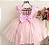 Vestido Minnie Rosa Poá - Imagem 2