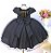 Vestido Juvenil Preto Liso - Imagem 2