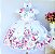 Vestido Floral Branco Daminha 4 ao 16 - Imagem 1