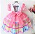 Vestido Infantil Festa Junina Luxo com Tiara. - Imagem 6