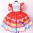 Vestido Infantil Festa Junina Luxo com Tiara. - Imagem 8