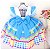 Vestido Infantil Festa Junina Luxo com Tiara. - Imagem 2