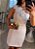 Vestido nula manga com flor - Imagem 1