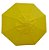 Ombrelone Redondo 2,40 M em Madeira - Amarelo - Imagem 1