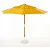 Ombrelone Redondo 1,65X1,65 M em Madeira - Amarelo - Imagem 1