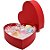 Caixa  Coração Cartonada Vermelho - Imagem 3