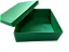 Caixa Rígida Cartonada - Verde Bandeira 30X28X10 - Imagem 2