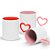 Caneca com alça pingente de coração - Imagem 2