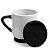 Caneca para Sublimação de Cerâmica Branca com Alça Soft Tampa e Base em Silicone - Imagem 1
