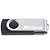 Pen Drive 16GB Multilaser Twist USB 2.0 PD5878 Preto com Tampa Giratória - Imagem 2