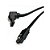 Kit c/4 Cabo Sata 3 6gb/s para HD e SSD, Preto, ponta em formato L - Imagem 2