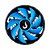 Cooler Gamer Rise Mode X2 120mm Preto/Azul - RM-ACX-02-BB - Imagem 2