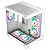 Gabinete Gamer Rise Mode Galaxy Glass Mini Branco - Imagem 5