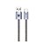 Cabo USB para USB-C 1 metro 60W Hrebos CB-267C - Imagem 2