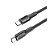 Cabo USB-C para USB-C Hrebos CB-373C — 100W, 1 metro, preto - Imagem 2